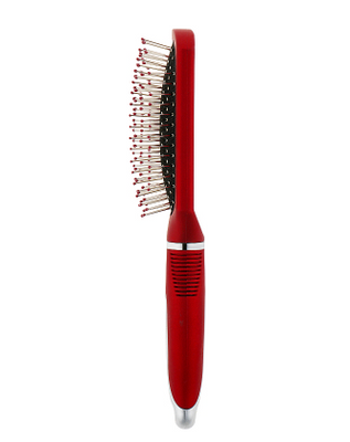 Масажна щітка для волосся, НВ-04-10, пряма, червона Beauty LUXURY НВ-04-10 фото