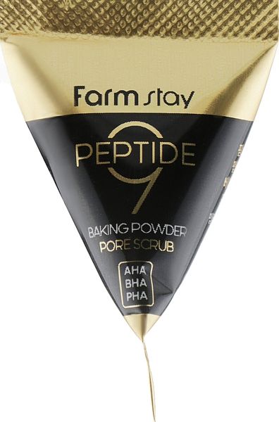 Скраб с пептидным комплексом и аминокислотами FarmStay Peptide 9 Baking Powder Pore Scrub 25 штук FarmStay Peptide 9 Baking Powder Pore Scrub фото