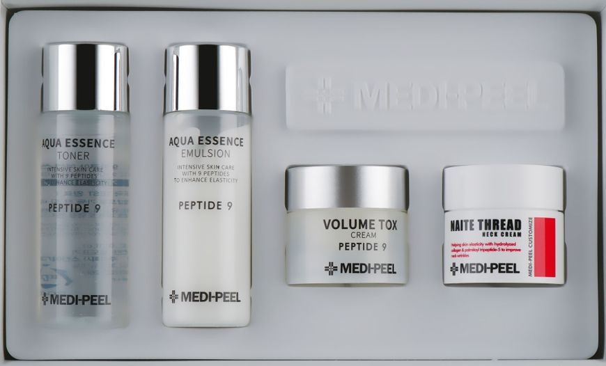 Набір Medi Peel Peptide Skincare Trial Kit (toner/30ml + emulsion/30ml + cr/10g + cr/10g) Medi Peel Peptide Skincare Trial Kit фото
