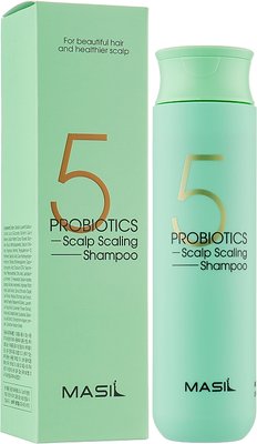 Шампунь для глубокого очищения кожи головы Masil 5 Probiotics Scalp Scaling Shampoo 300 ml Masil 5 Probiotics Scalp Scaling Shampoo фото