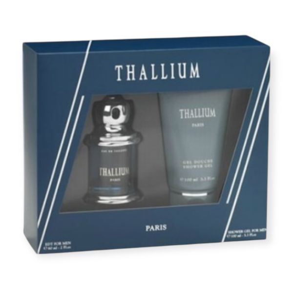 Подарунковий набір для чоловіків SPPC Paris Bleu THALLIUM EDT 100 мл + гель д/душу 100 мл фото