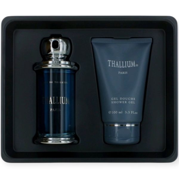 Подарунковий набір для чоловіків SPPC Paris Bleu THALLIUM EDT 100 мл + гель д/душу 100 мл фото