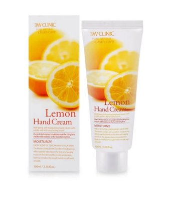 Крем для рук увлажняющий с экстрактом лимона 3W Clinic Lemon Hand Cream 3W Clinic Lemon Hand Cream фото