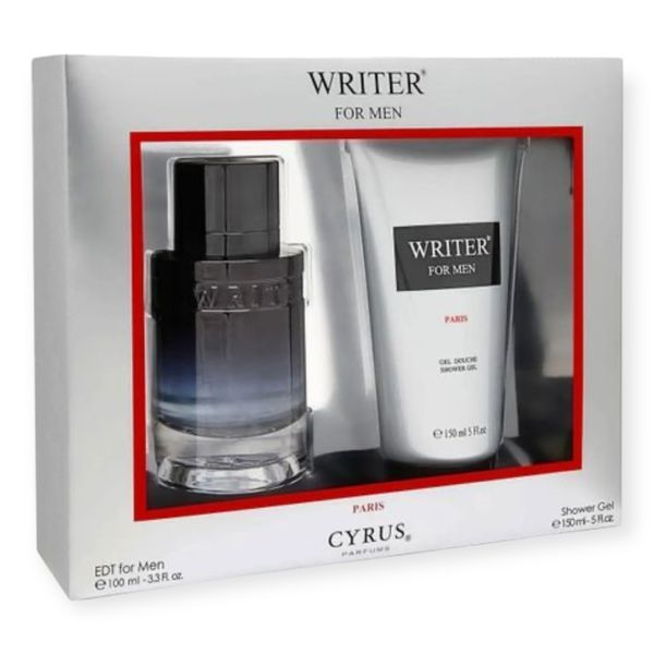 Подарунковий набір для чоловіків SPPC Paris Bleu WRITER EDP 100 мл + гель д/душу 150 мл фото