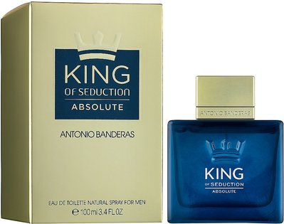 Туалетна вода чоловіча Antonio Banderas King of Seduction Absolute 100 ml  Antonio Banderas King of Seduction Absolute фото