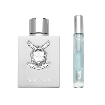 Набор мужской парфюмерии Parfums Parour Private Perfumer Aqua Silver - 100 ml edp + 10 ml travel spray Parfums Parour Private Perfumer Aqua Silver - 100 ml edp + 10 ml travel spray фото