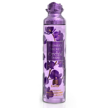 Парфумований спрей для тіла жіночий Emper Flower`s Secret Orchid Fantasy body mist 250ml Emper Flower`s Secret body mist 250ml фото