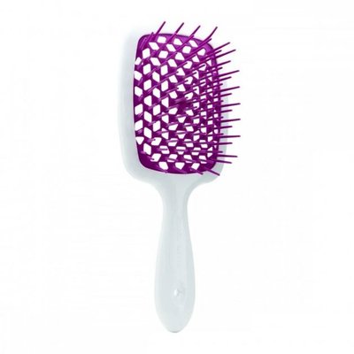 Расческа для волос, белая с фиолетовым Janeke Superbrush Janeke Superbrush  фото