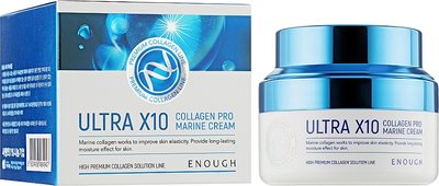 Зволожувальний крем для обличчя з колагеном Enough Ultra X10 Collagen Pro Marine Cream Enough Ultra X10 Collagen Pro Marine Cream фото