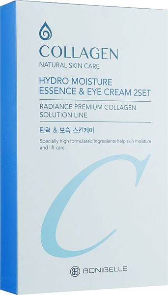 Bonibelle Увлажняющий коллагеновый крем вокруг глаз и эссенция для лица Collagen Hydro Moisture Essence & Hydro Moisture Eye Cream 2 Set, 60 мл Collagen HydraSet фото