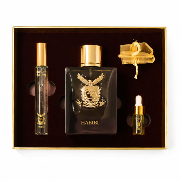 Набор унисекс парфюмерии Parfums Parour Private Perfumer Habibi Set - 100 ml edp + 10 ml travel spray + 4 ml oil Parfums Parour Private Perfumer Habibi Set - 100 ml edp + 10 ml travel spray + 4 ml oil фото
