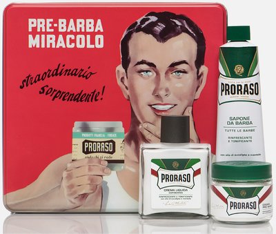 Набір Proraso Vintage Selection Gino (cr/100 ml + sh/cr/150 ml + ash/cr/100 ml) Proraso Vintage Selection Gino  фото