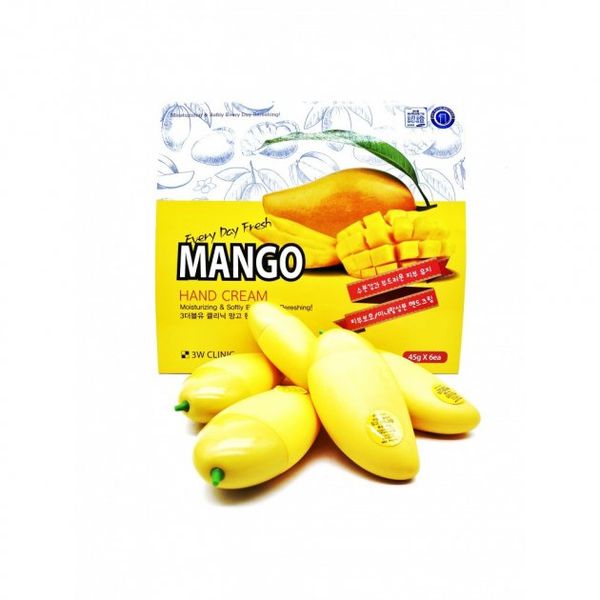 Крем для рук з екстрактом манго 3W Clinic Every Day Fresh Mango Hand Cream 3W Clinic Every Day Fresh Mango Hand Cream фото