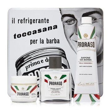Набір для делікатного гоління та догляду Proraso Vintage Selection Toccasana (cr/100 ml + sh/cr/150 ml + ash/balm/100 ml)  Proraso Vintage Selection Toccasana фото