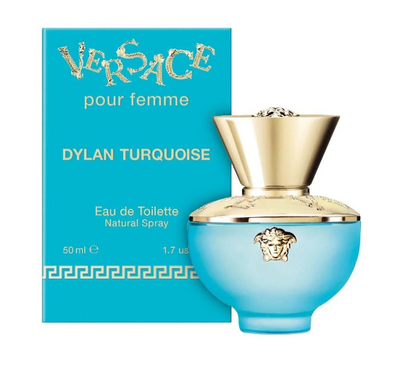 Туалетна вода жіноча Versace Dylan Turquoise pour Femme 50 мл Versace Dylan Turquoise pour Femme 50 фото