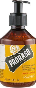 Шампунь для бороды Proraso Wood & Spice Beard Wash 200 ml Proraso Wood & Spice Beard Wash 200 ml фото