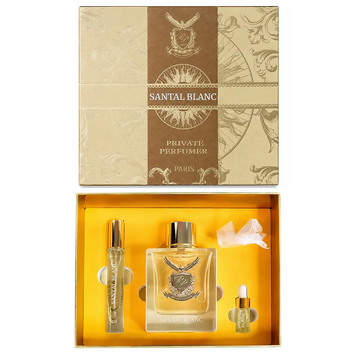 Набір чоловічої парфумерії Parfums Parour Private Perfumer Santal Blanc Set - 100 ml edp + 10 ml travel spray + 4 ml oil Parour Private Perfumer Santal Blanc Set - 100 ml edp + 10 ml travel spray + 4 ml oil фото