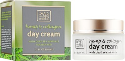 Дневной крем с экстрактом конопли, коллагеном и минералами Мертвого моря Dead Sea Collection Hemp & Collagen Day Cream Dead Sea Collection Hemp & Collagen Day Cream фото