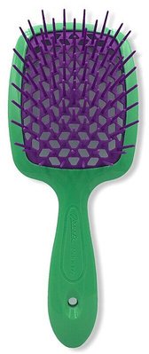 Расческа для волос зеленая с фиолетовым Janeke Superbrush Janeke Superbrush  фото