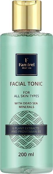 Тонік для всіх типів шкіри обличчя Famirel Facial Tonic For All Skin Types With Dead Sea Minerals Famirel Facial Tonic For All Skin фото