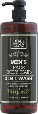 Гель для душу, волосся і обличчя для чоловіків Dead Sea Collection Men’s Amberwood Face, Hair & Body Wash 3 in 1 Dead Sea Collection Men’s Amberwood Face, Hair & Body Wash 3 in 1 фото