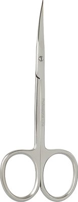 Ножиці манікюрні вигнуті, сталеві, подовжені Beauty LUXURY HM-29 фото