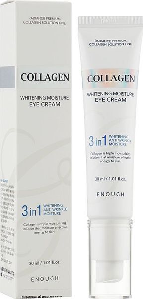 Осветляющий крем для век с коллагеном Enough Collagen 3 in 1 Whitening Moisture Eye Cream Enough Collagen 3 in 1 Whitening Moisture Eye Cream фото