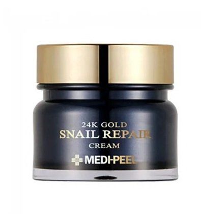 Крем для обличчя з коллоїдним золотом і муцином равлика Medi-Peel 24k Gold Snail Repair Cream Medi-Peel 24k Gold Snail Repair Cream фото