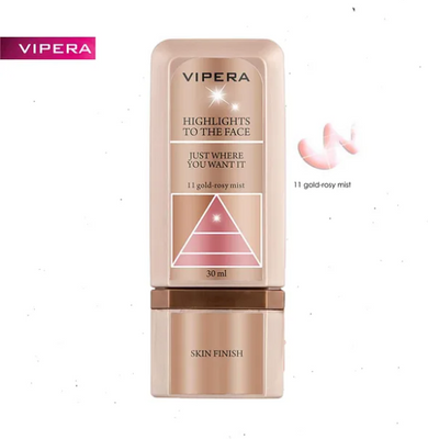 Жидкий хайлайтер Vipera Highlights To The Face (11 Gold Rose Mist) Vipera Highlights To The Face фото