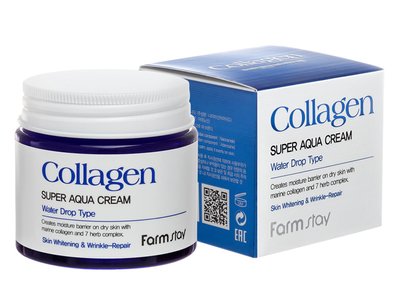 Зволожувальний крем для обличчя з колагеном FarmStay Collagen Super Aqua Cream FarmStay Collagen Super Aqua Cream фото