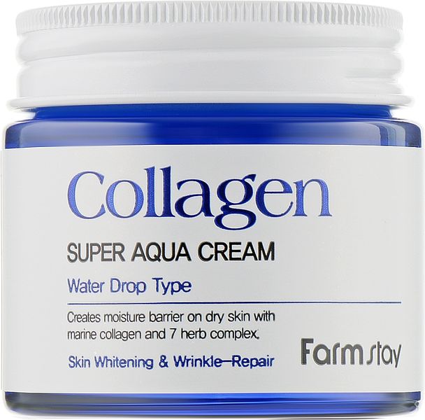 Зволожувальний крем для обличчя з колагеном FarmStay Collagen Super Aqua Cream FarmStay Collagen Super Aqua Cream фото