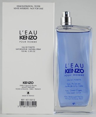 Туалетна вода чоловіча Kenzo L Eau Kenzo Pour Homme edt 100 ml m TESTER Kenzo L Eau Kenzo Pour Homme edt 100 ml m TESTER фото