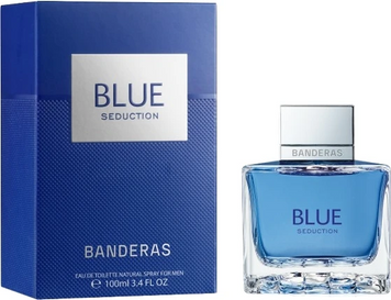 Туалетная вода мужская Banderas Blue Seduction 100ml. Banderas Blue Seduction  фото