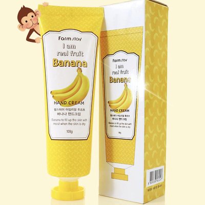 Крем для рук з екстрактом банана FarmStay I Am Real Fruit Banana Hand Cream FarmStay I Am Real Fruit Banana Hand Cream фото