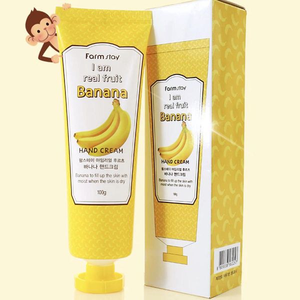 Крем для рук з екстрактом банана FarmStay I Am Real Fruit Banana Hand Cream FarmStay I Am Real Fruit Banana Hand Cream фото