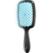 Расческа для волос, черная с голубым Janeke Superbrush Janeke Superbrush  фото 2