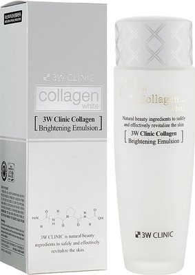 Освітлююча емульсія з колагеном 3w Clinic Collagen White Brightening Emulsion 3w Clinic Collagen White Brightening Emulsion фото