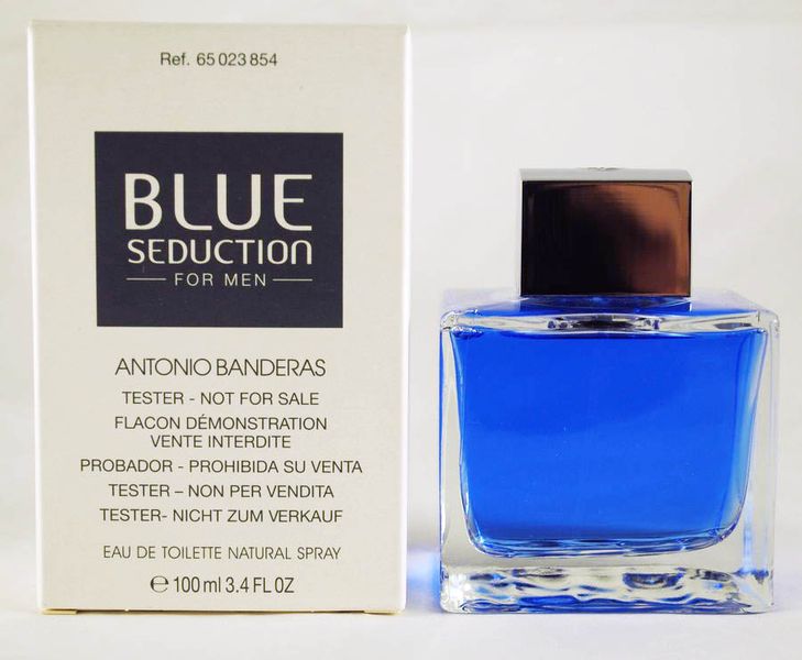 Туалетна вода  чоловіча Antonio Banderas Blue Seduction (тестер з кришечкою) Antonio Banderas Blue Seduction tester фото