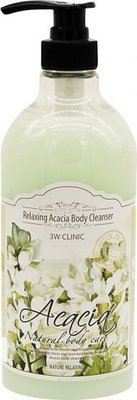 Гель для душу з екстрактом олії акації 3W Clinic Relaxing Acacia Body Cleanser 3W Clinic Relaxing Acacia Body Cleanser фото