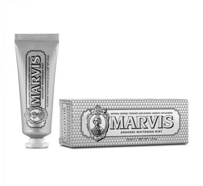 Зубная паста "Отбеливающая мята для курильщиков" Marvis Smokers Whitening Mint 25 ml Marvis Smokers Whitening Mint фото