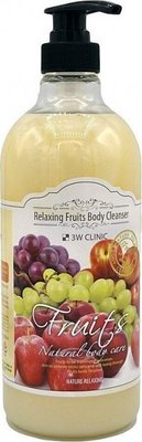 Гель для душу з фруктовим ароматом 3W Clinic Relaxing Fruits Body Cleanse 3W Clinic Relaxing Fruits Body Cleanse фото