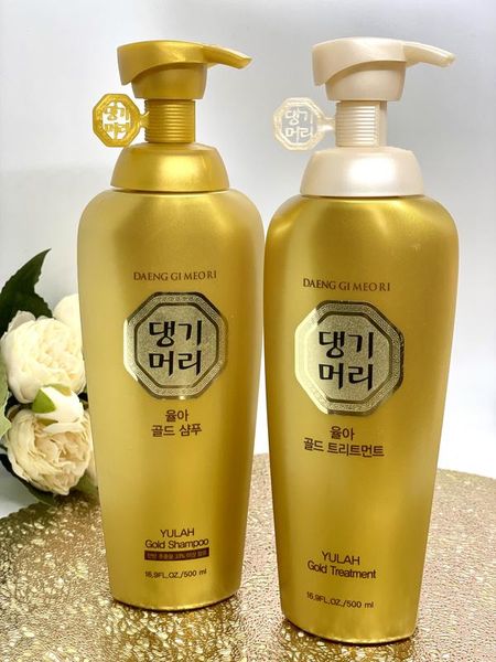 Шампунь Daeng Gi Meo Ri Yulah gold shampoo зміцнюючий, живлення, блиск, 500мл Daeng Gi Meo Ri Yulah gold shampoo  фото