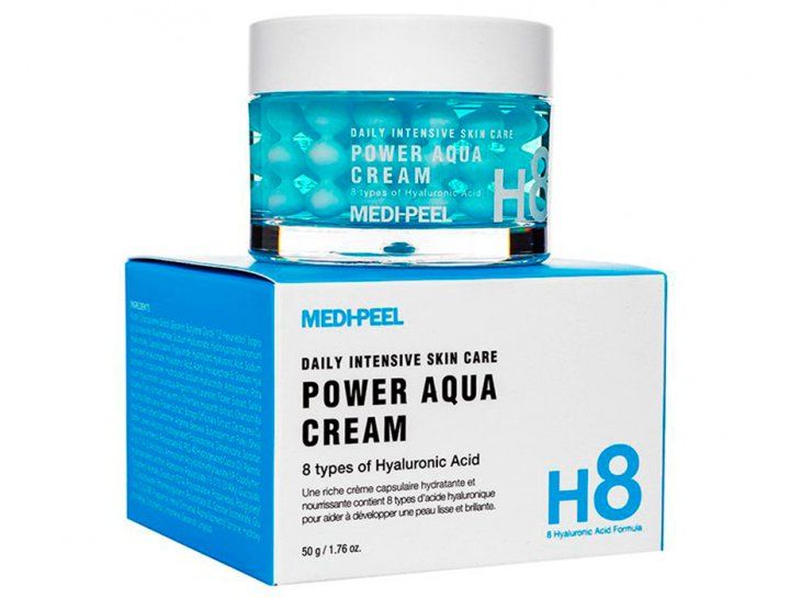 Крем у кульках для інтенсивного зволоження шкіри Medi Peel Power Aqua Cream Medi Peel Power Aqua Cream фото