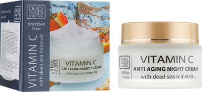 Ночной крем против морщин с витамином С и минералами Мертвого моря Dead Sea Collection Vitamin C Night Cream Dead Sea Collection Vitamin C Night Cream фото