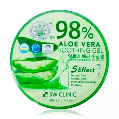 Гель с алоэ 98% 3W Clinic Aloe Vera Soothing Gel 3W Clinic Aloe Vera Soothing Gel фото