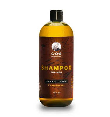 Шампунь для чоловіків Shampoo for men C.O.S (Cult of Success) Connect line with pheromones 1000 ml  Shampoo for men C.O.S фото
