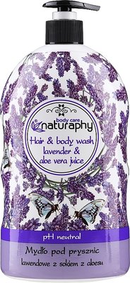 Шампунь-гель для душа «Лаванда и алоэ» Bluxcosmetics Naturaphy Naturaphy Hair&Body Lavander фото