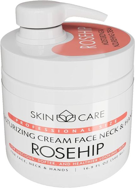 Skin Сare Зволожуючий крем 3-в-1 для обличчя, шиї та рук з олією шипшини Skin Сare rosehip фото