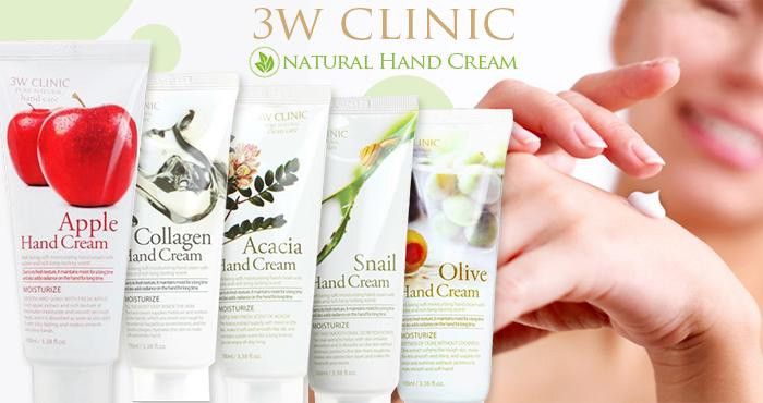 Крем для рук, з равликом "Регенерація і гладкість" 3W Clinic Snail Hand Cream 3W Clinic Snail Hand Cream фото