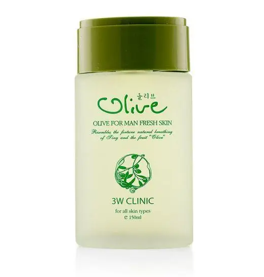 Увлажняющий тонер с оливой для мужчин 3w Clinic Olive For Man Fresh Skin 3w Clinic Olive For Man Fresh Skin фото